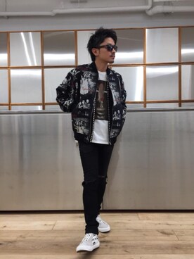 京都くんさん（メンズ・172cm）の春コーディネート