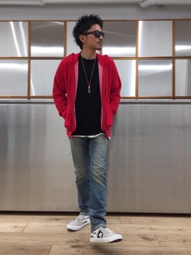 「タオル地」｜京都くんさん（メンズ・172cm）の春コーディネート