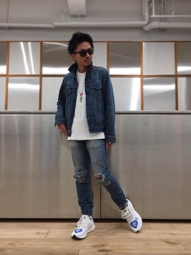 京都くんさん(メンズ・172cm)の春コーディネート