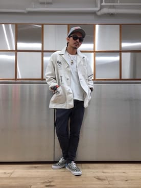 「アイテム（腕時計、ブルー系）」を使った、京都くんさん（メンズ・172cm）の夏コーディネート