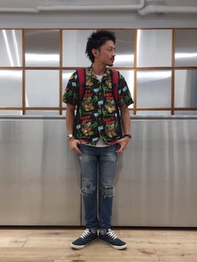 京都くんさん（メンズ・172cm）の夏コーディネート