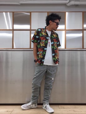 京都くんさん（メンズ・172cm）の夏コーディネート