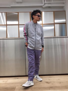 「G-SHOCK」｜「アイテム（ブルゾン）」を使った、京都くんさん（メンズ・172cm）の夏コーディネート