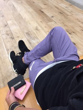「アイテム（財布、ピンク系）」を使った、京都くんさん（メンズ・172cm）の夏コーディネート