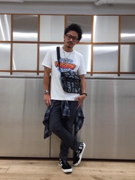 京都くんさん（メンズ・172cm）の夏コーディネート