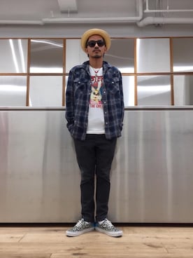 京都くんさん（メンズ・172cm）の夏コーディネート