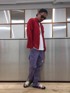 京都くんさん（メンズ・172cm）の夏コーディネート