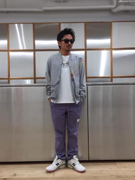 「ビックＴシャツ」｜「アイテム（ジャケット/アウター）」を使った、京都くんさん（メンズ・172cm）の夏コーディネート