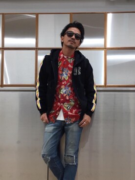 京都くんさん（メンズ・172cm）の夏コーディネート