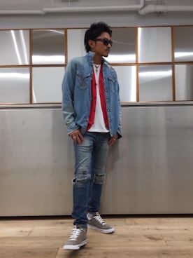 京都くんさん（メンズ・172cm）の秋コーディネート