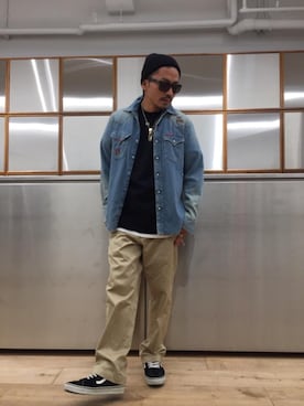 「ビックＴシャツ」｜京都くんさん（メンズ・172cm）の秋コーディネート