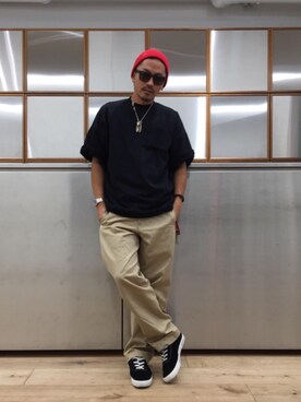 「ビックＴシャツ」｜京都くんさん（メンズ・172cm）の秋コーディネート