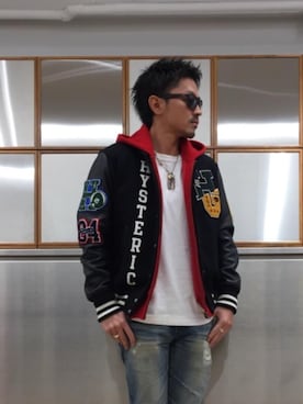「アイテム（ルームウェア/パジャマ）」を使った、京都くんさん（メンズ・172cm）の冬コーディネート