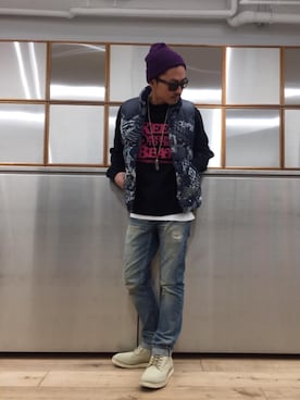 京都くんさん（メンズ・172cm）の冬コーディネート