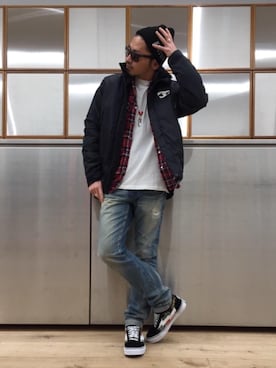 京都くんさん（メンズ・172cm）の冬コーディネート