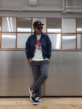 京都くんさん（メンズ・172cm）の冬コーディネート