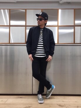 京都くんさん（メンズ・172cm）の春コーディネート