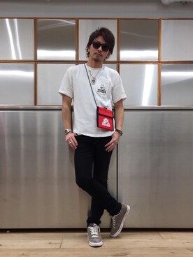 「パスポートケース」｜京都くんさん（メンズ・172cm）の春コーディネート