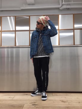 京都くんさん（メンズ・172cm）の春コーディネート