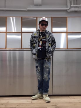 京都くんさん（メンズ・172cm）の春コーディネート