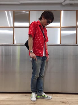 京都くんさん（メンズ・172cm）の春コーディネート