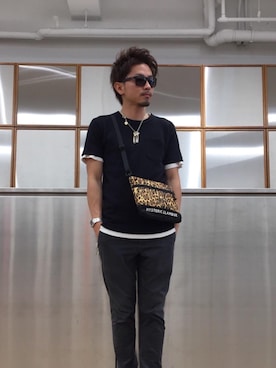 「レオパードコーデ」｜京都くんさん（メンズ・172cm）の春コーディネート