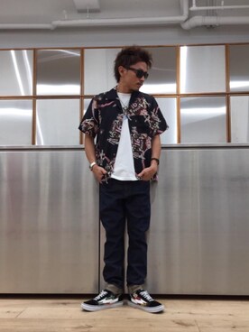 京都くんさん（メンズ・172cm）の夏コーディネート