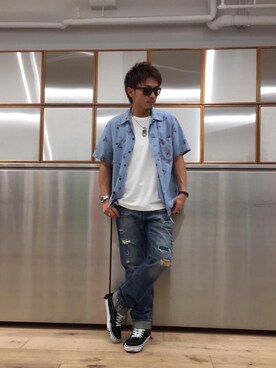 京都くんさん（メンズ・172cm）の夏コーディネート