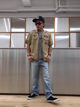 京都くんさん（メンズ・172cm）の夏コーディネート