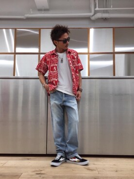 京都くんさん（メンズ・172cm）の夏コーディネート