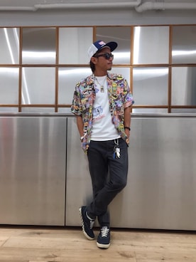 京都くんさん(メンズ・172cm)の夏コーディネート