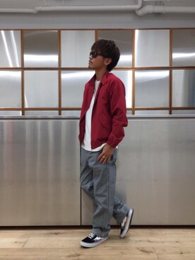 「アイテム（ルームウェア/パジャマ）」を使った、京都くんさん（メンズ・172cm）の秋コーディネート