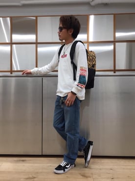 「レオパードコーデ」｜京都くんさん（メンズ・172cm）の秋コーディネート