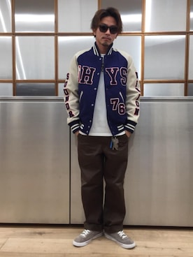 京都くんさん（メンズ・172cm）の秋コーディネート