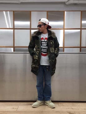 京都くんさん（メンズ・172cm）の冬コーディネート