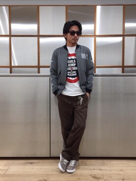 京都くんさん（メンズ・172cm）の冬コーディネート