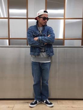 「アイテム（ルームウェア/パジャマ）」を使った、京都くんさん（メンズ・172cm）の冬コーディネート