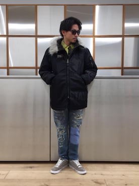 京都くんさん（メンズ・172cm）の冬コーディネート