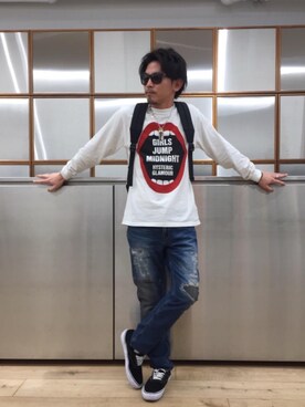 「レオパードコーデ」｜京都くんさん（メンズ・172cm）の冬コーディネート