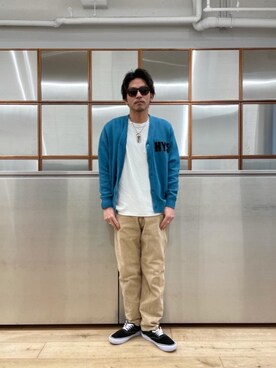 「アイテム（ルームウェア/パジャマ）」を使った、京都くんさん（メンズ・172cm）の冬コーディネート