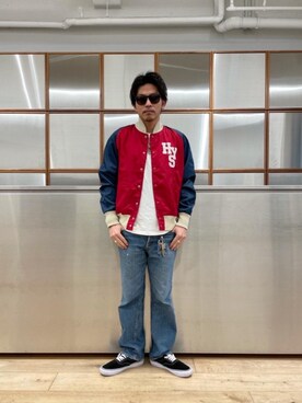 「HYSTERIC GLAMOUR（ヒステリックグラマー）のアイテム（ルームウェア/パジャマ）」を使った、京都くんさん（メンズ・172cm）の冬コーディネート