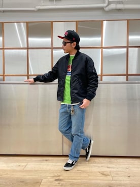 京都くんさん（メンズ・172cm）の冬コーディネート