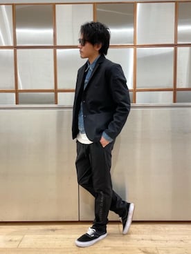デニムジャケットを使った ブレザー のメンズ人気ファッションコーディネート Wear
