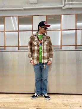 京都くんさん（メンズ・172cm）の春コーディネート