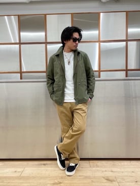 京都くんさん(メンズ・172cm)の春コーディネート