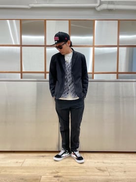 「ロンＴ」｜京都くんさん（メンズ・172cm）の春コーディネート