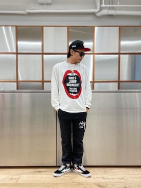 「ロンＴ」｜京都くんさん（メンズ・172cm）の春コーディネート