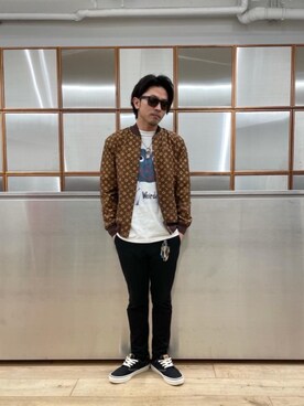 「ロンＴ」｜京都くんさん（メンズ・172cm）の春コーディネート