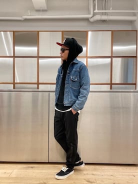 京都くんさん（メンズ・172cm）の春コーディネート