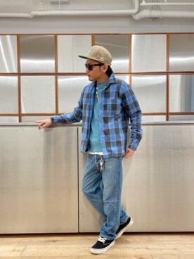 「アイテム（ルームウェア/パジャマ）」を使った、京都くんさん（メンズ・172cm）の春コーディネート